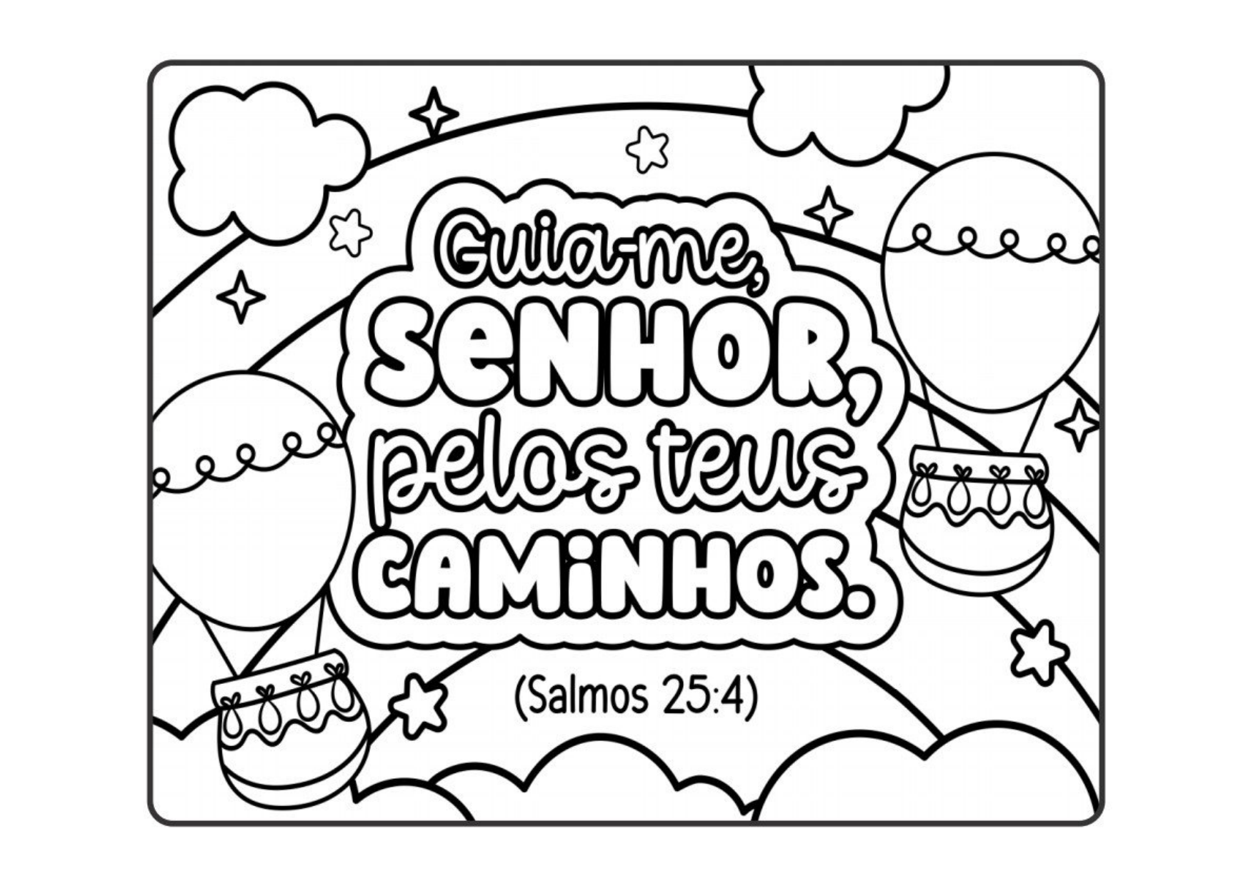 Colorindo Versículos da Bíblia